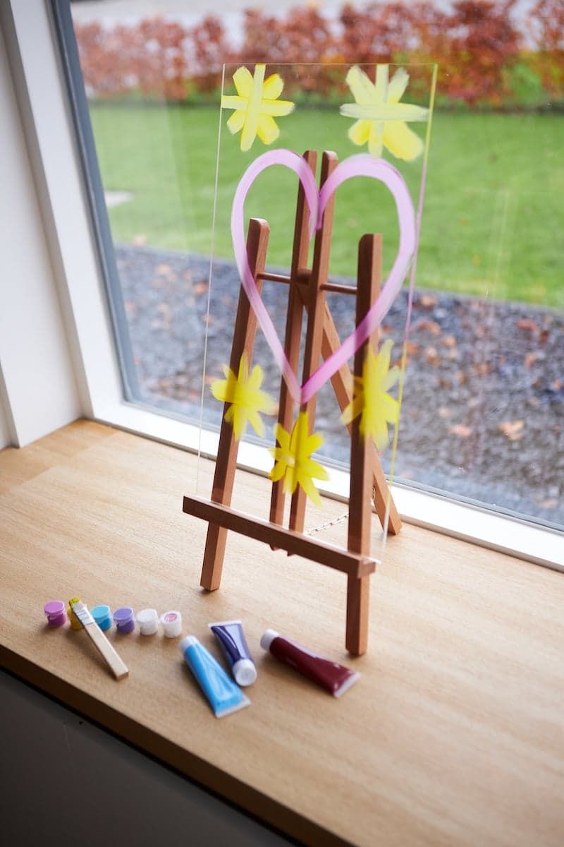 Chevalet de peintre en plexiglas debout resultat final pour fenetre