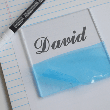 Décoration de table etape 5