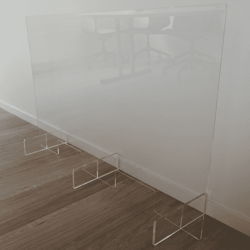 Ecran de protection en plexiglass grand