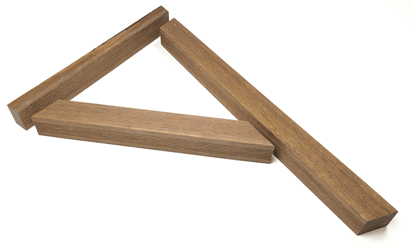 Fabriquer un auvent de porte - Côté