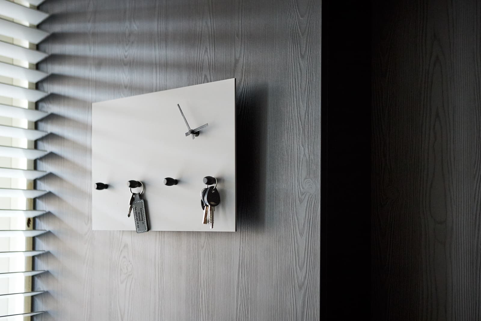 Fabriquer un porte-cles mural resultat