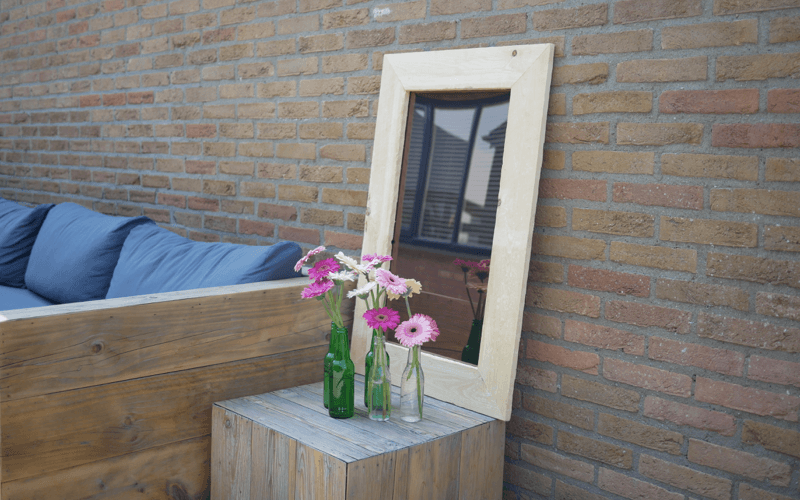 Miroir de jardin en plexiglass