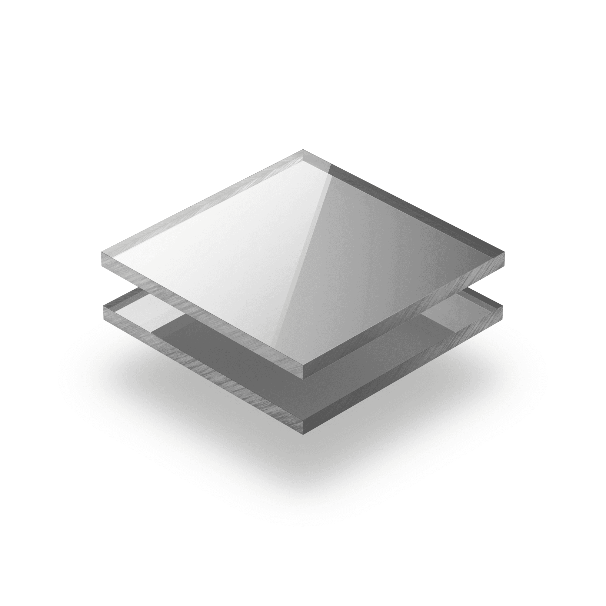 Plaque plexiglass miroir argent 5mm