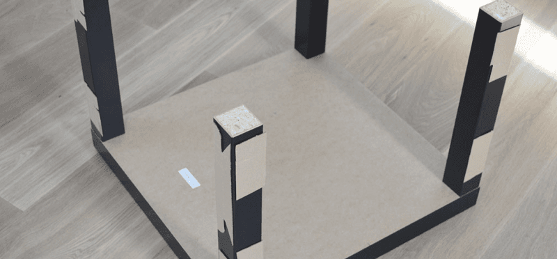 Table en plexiglass etape 4