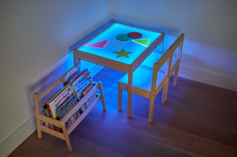 Table lumineuse diy