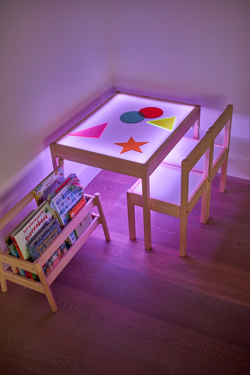 Table lumineuse enfant
