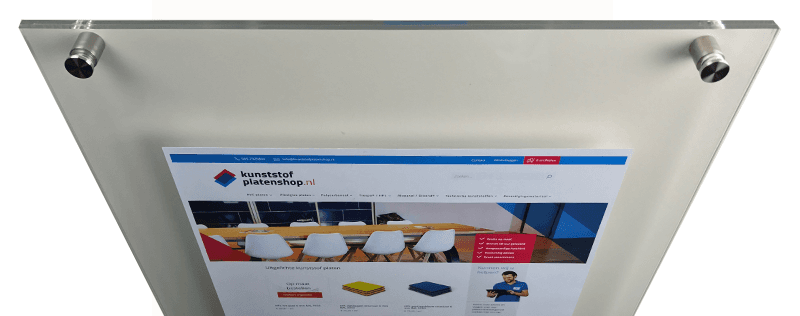 cadre flottant en plexiglass