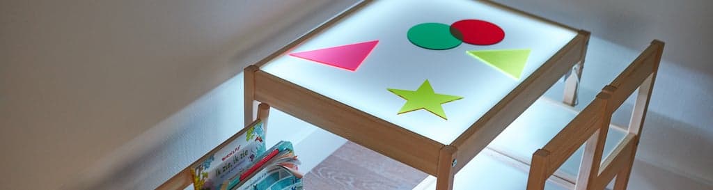 Fabriquer une table lumineuse Ikea hack