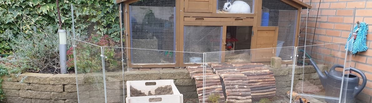 Clapier lapin extérieur banner