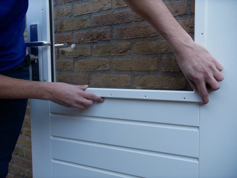 les lattes de la fenêtre