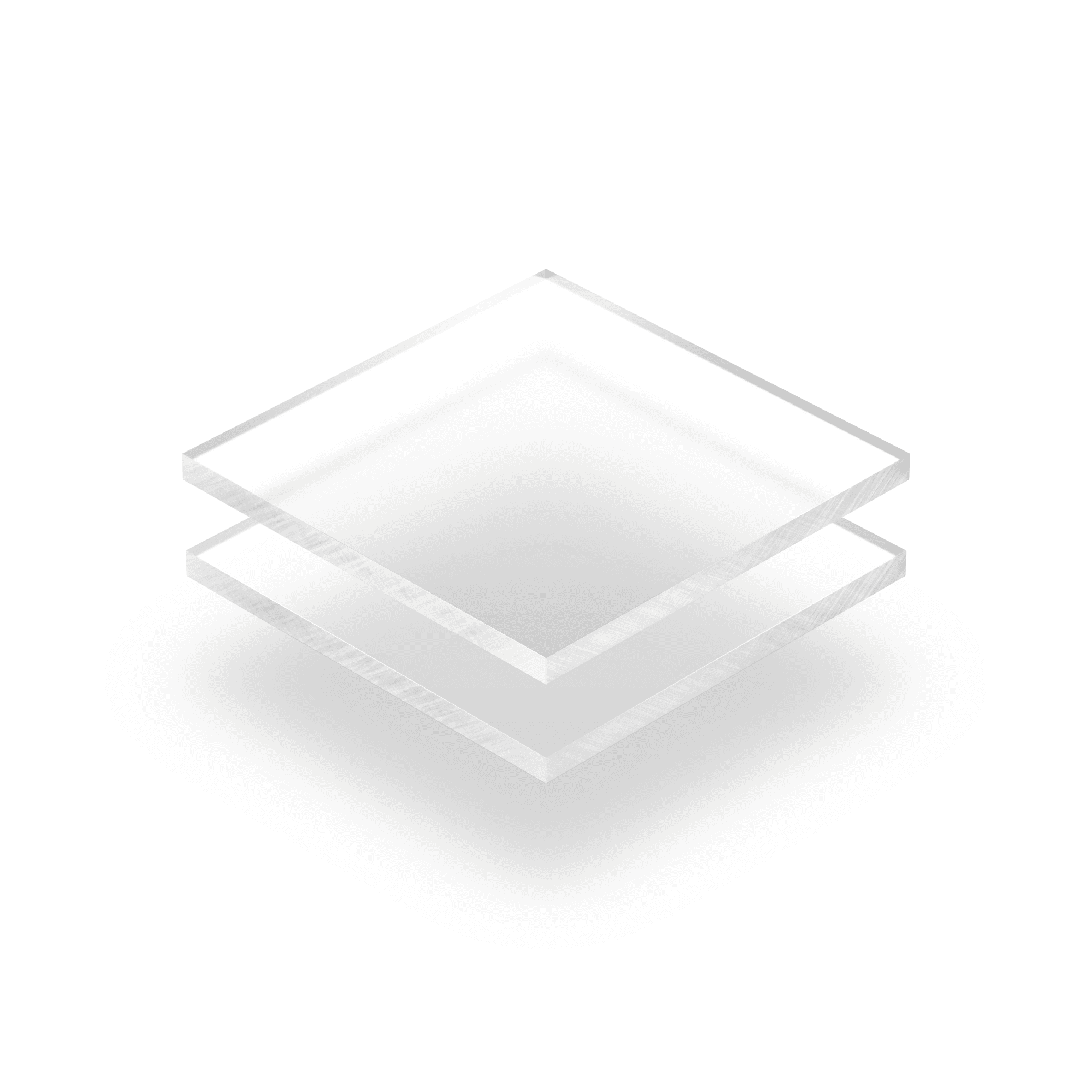 Plaque plexiglass givré