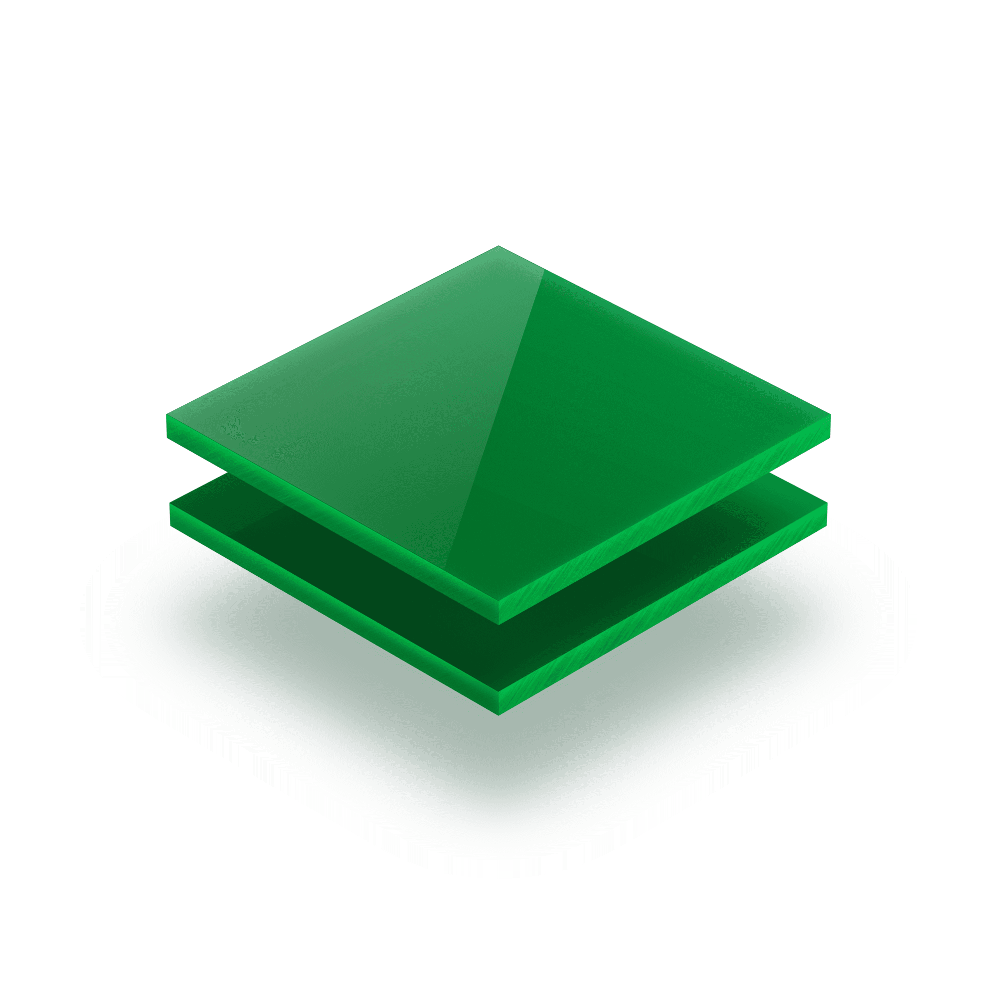 Plaque plexiglass vert opale 3mm