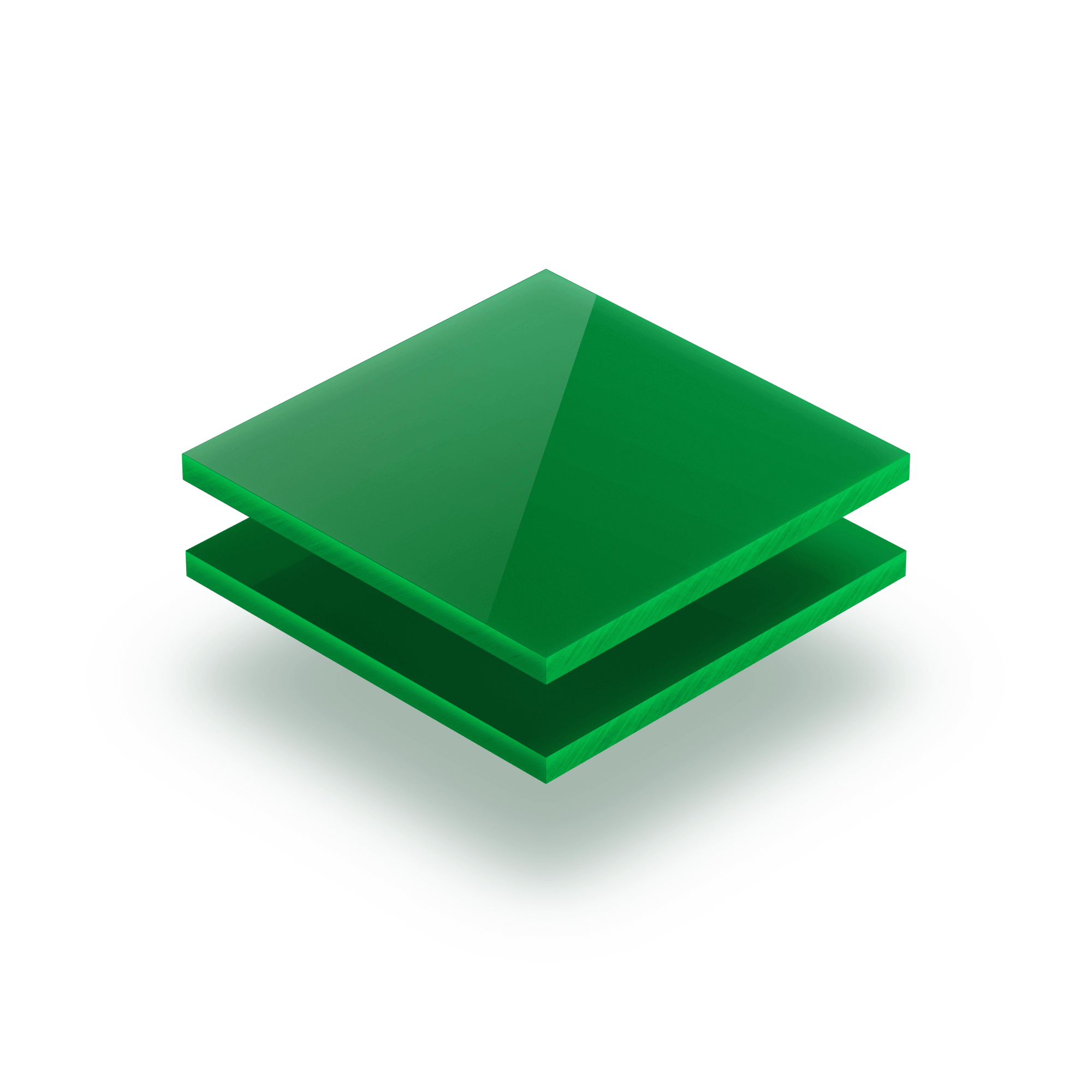 Plaque plexiglass vert opale 3mm