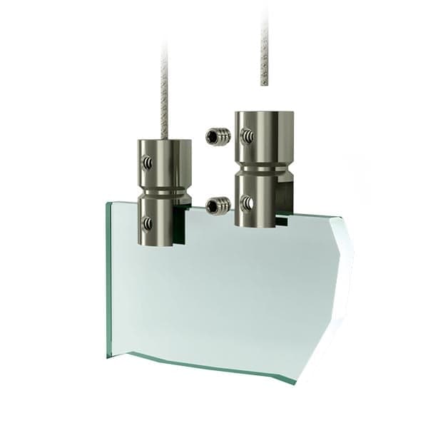 Support de plaque - Systeme de suspension plexiglass