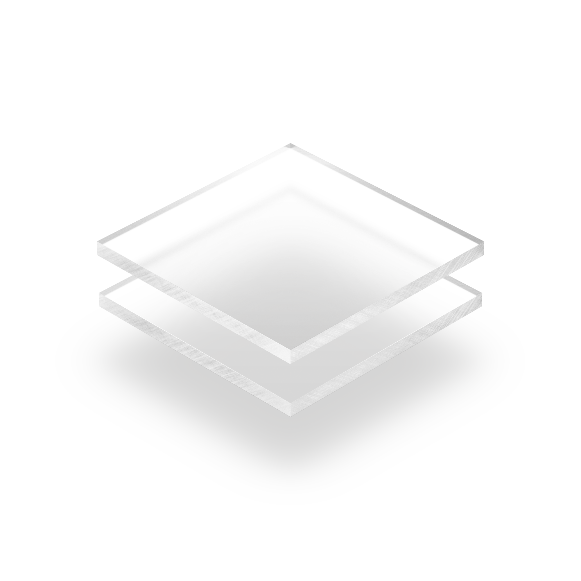 Panneau de disque acrylique transparent avec trou, feuille