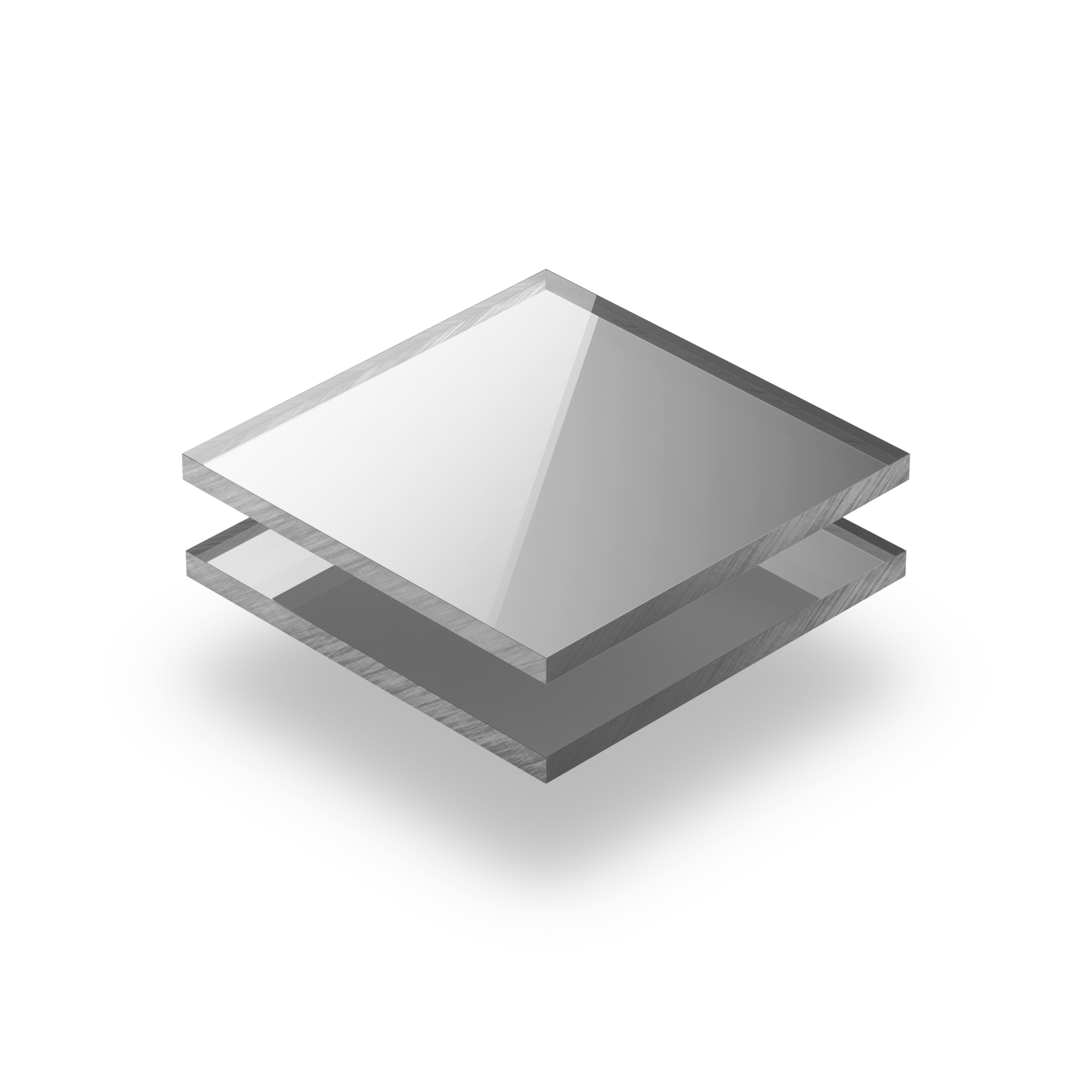 Plaque Plexigglas miroir or 3 mm rond Diamètre 100 mm
