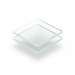 Plaque plexiglass teinté aspect de verre 3mm