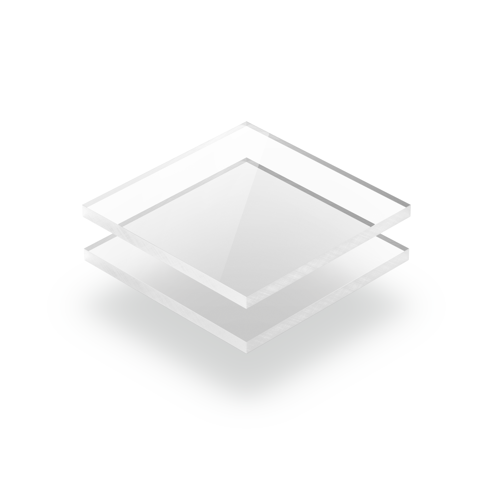 Plaque plexiglass transparent coulé 20mm