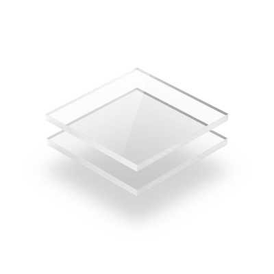 Plaque plexiglass transparent extrudé