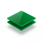 Plaque plexiglass vert opale 3mm