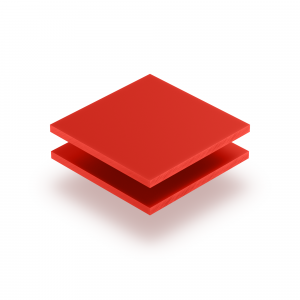 Panneau de lettres en plexiglass rouge signalisation mat
